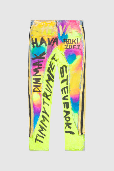 Hava Candy Painted Jeans #126