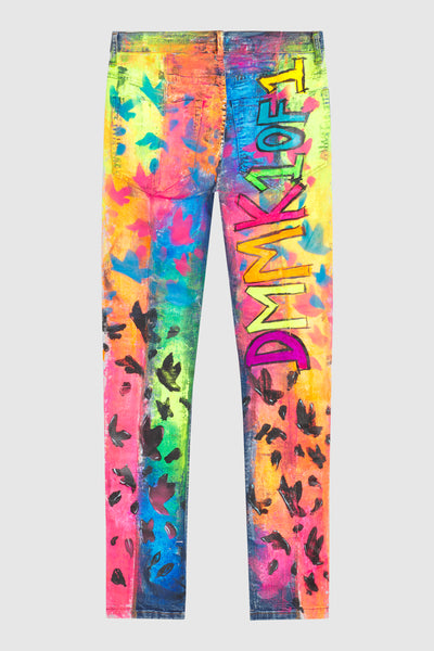 Neon Future Neon Painted Jeans #125 (archival)