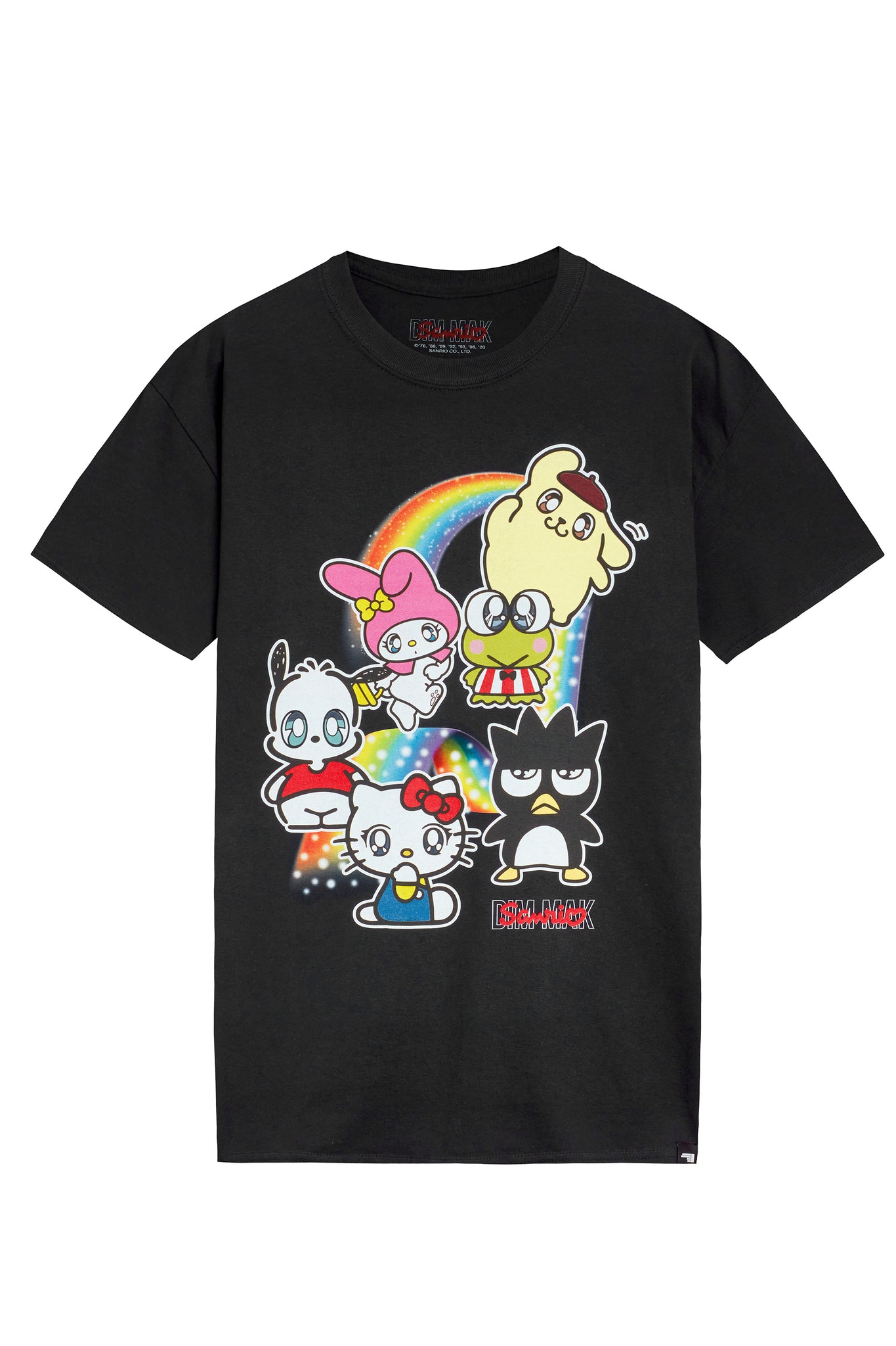 Dim Mak x Sanrio - “Rainbow T-Shirt” – Black