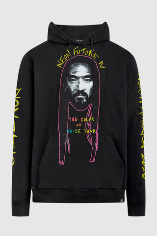 Neon Future IV - Steve Aoki Cut Out Pop Art Hoodie