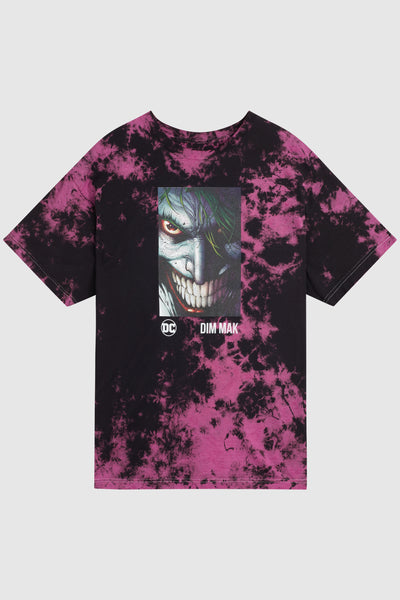 DC x Dim Mak - Joker Dye Laughing Tee - Tie Dye