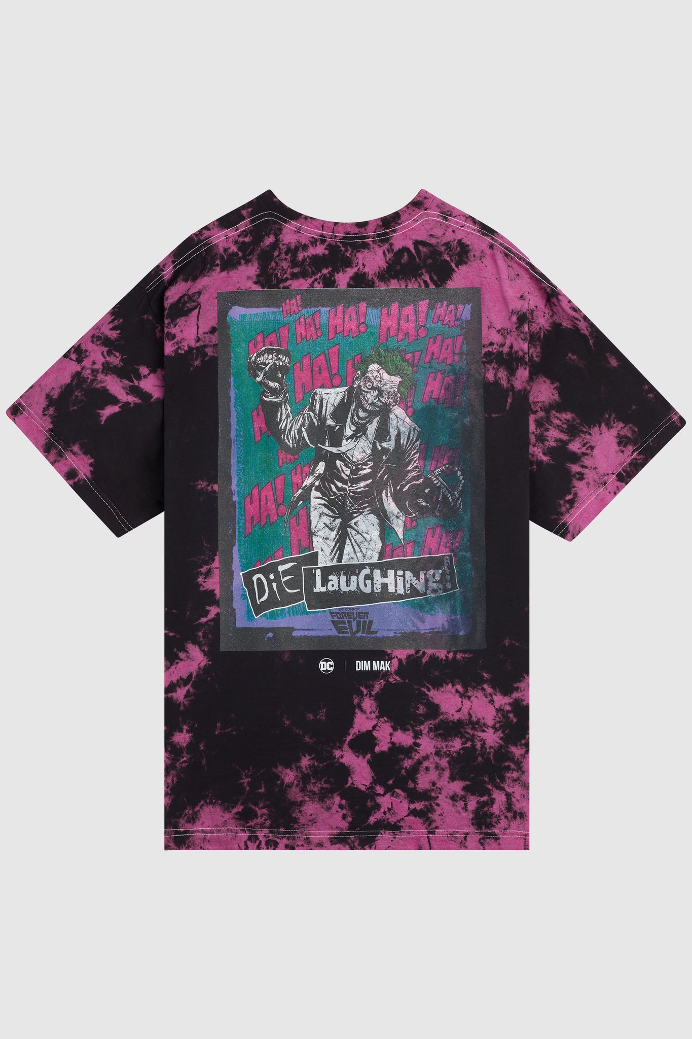 DC x Dim Mak - Joker Dye Laughing Tee - Tie Dye