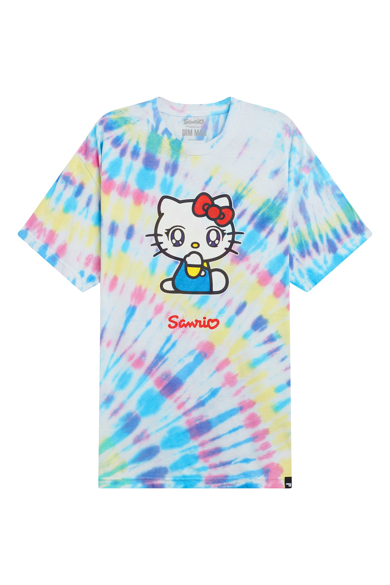 Dim Mak x Sanrio - Hello Kitty Daydream Tee - Spectrum Tie Dye