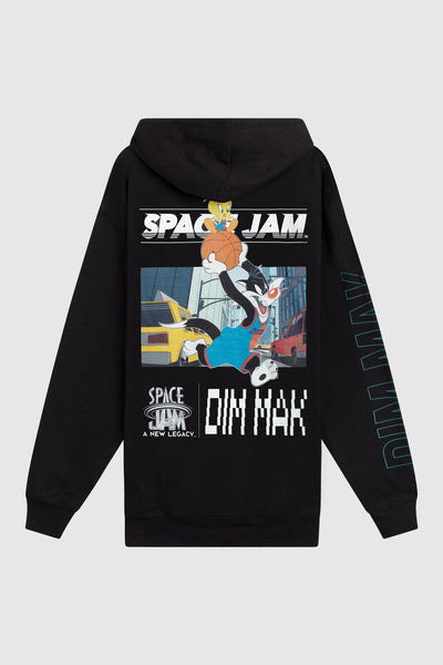 Dim Mak x Space Jam: A New Legacy - Tweety and Sylvester Hoodie - Black