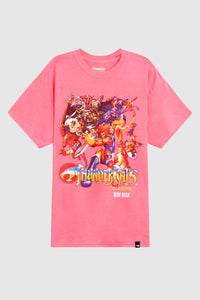 Dim Mak x Thundercats - Thundercats vs Mutants Tee - Hot Pink