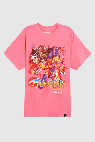 Dim Mak x Thundercats - Thundercats vs Mutants Tee - Hot Pink