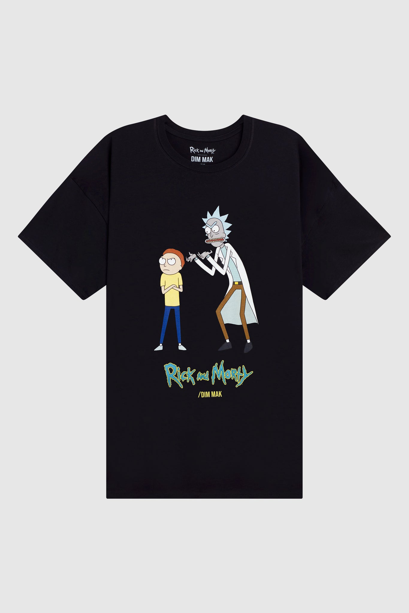 DIM MAK x RICK AND MORTY - Rick and Morty T-shirt - Black