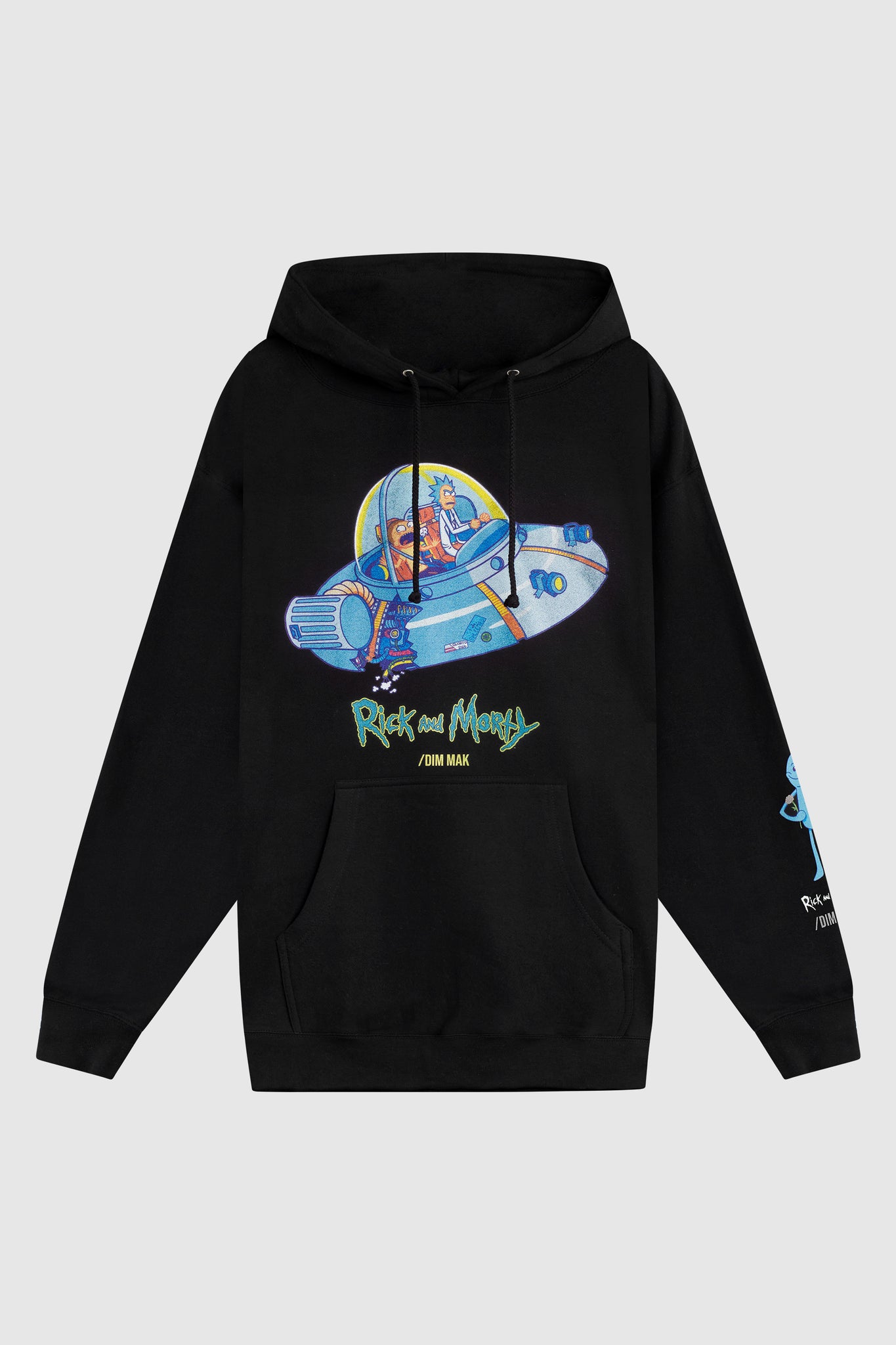 DIM MAK x RICK AND MORTY - Rest and Ricklaxation Hoodie - Black