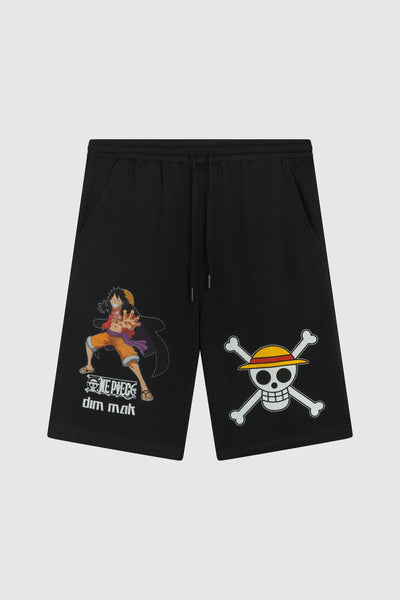 Dim Mak x One Piece - To Be Continued Shorts - Black