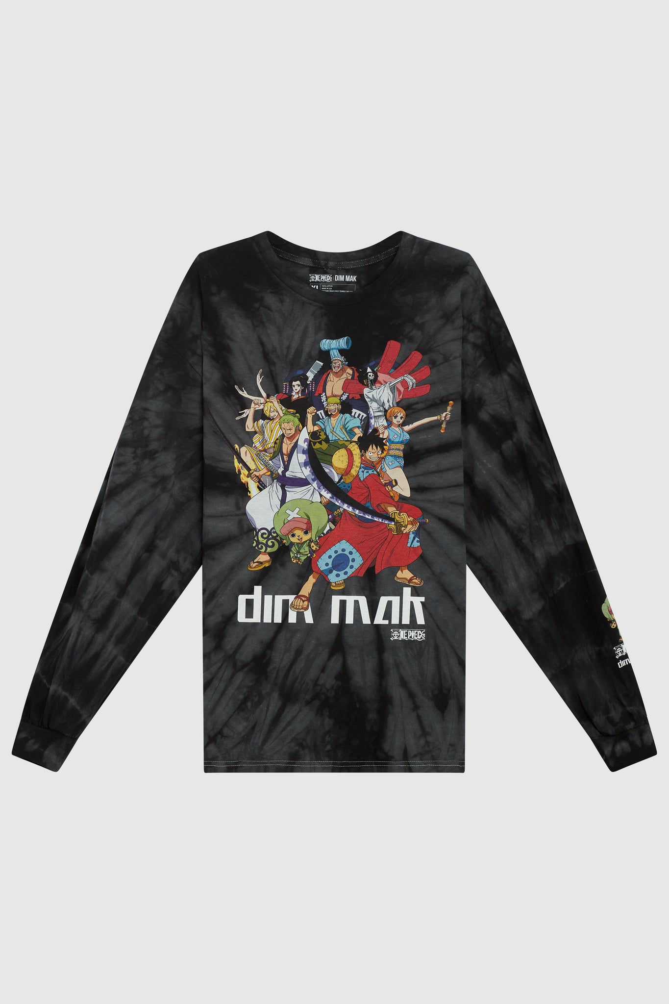 Dim Mak x One Piece - Wano Arc LS Tee - Black Spider TD