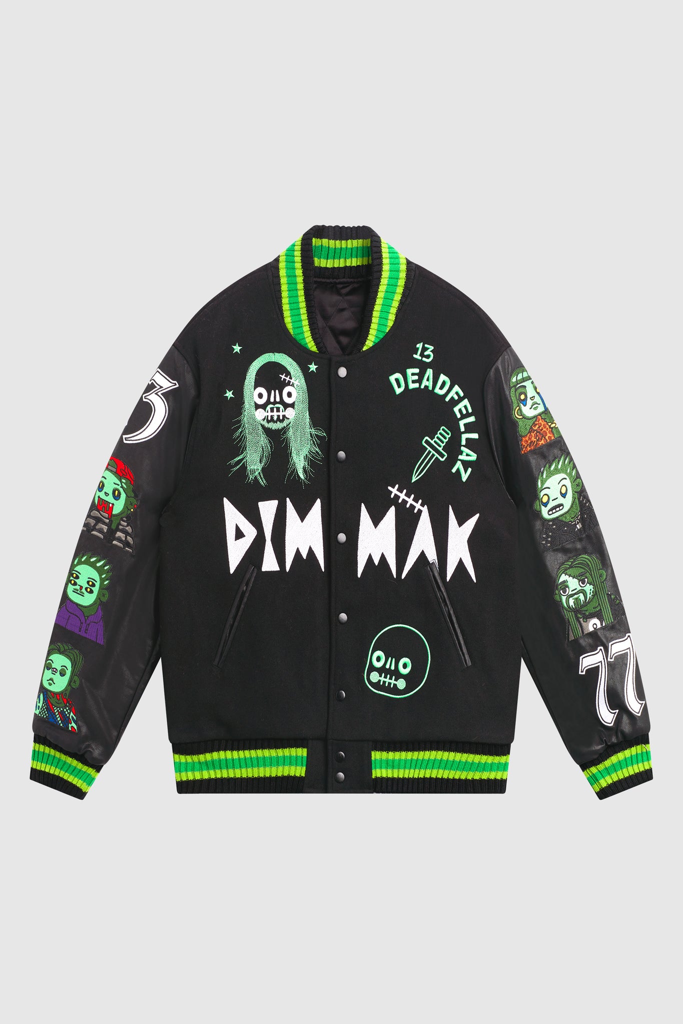Dim Mak x Deadfellaz Varsity Jacket – DIM MAK COLLECTION