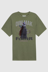 Dim Mak x Dungeons & Dragons - Mind Flayer T-Shirt - Military Green
