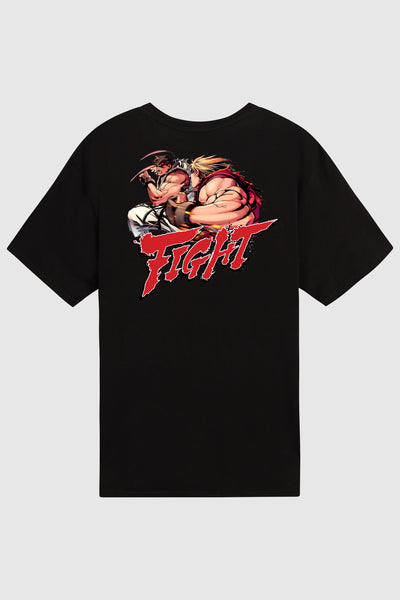 Dim Mak x Street Fighter V - Ryu vs Ken Tee - Black
