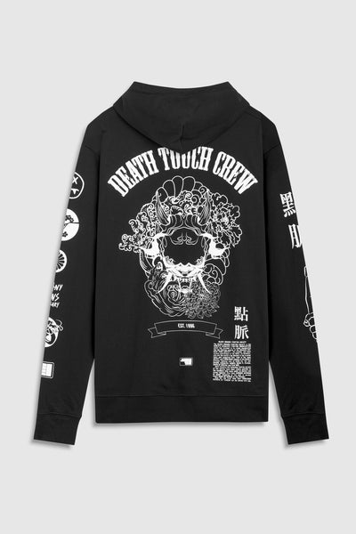 Death Touch Crew Hoodie - Black
