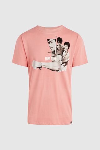 Bruce Lee Fist Tee - Coral