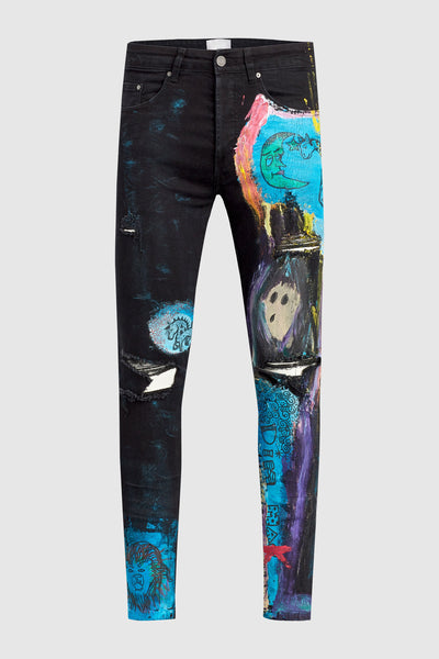 Painted Dreamscape Jeans #24