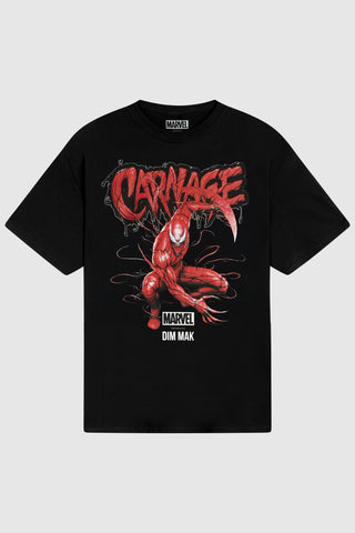 Marvel x Dim Mak: Venom vs. Carnage - Carnage Tee - Black